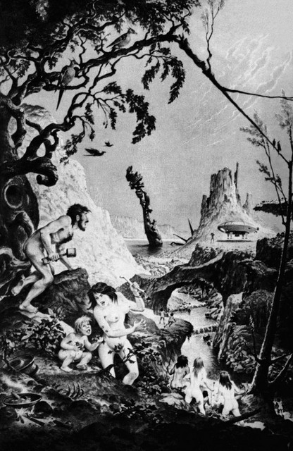 Nekako takole so si Mars predstavljali v davnem času herojske fantastike, ki ji je osnovne temelje postavil Edgar Rice Burroughs