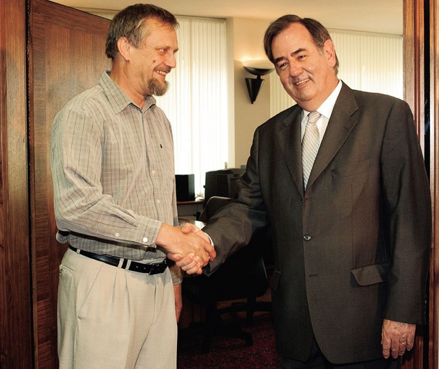 Naš in evropski varuh človekovih pravic: Matjaž Hanžek in Alvaro Gil-Robles