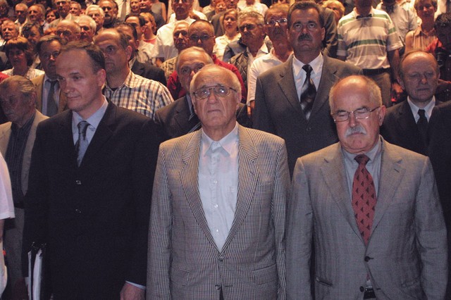 Janez Podobnik, Jože Bernik in Boštjan Žekš