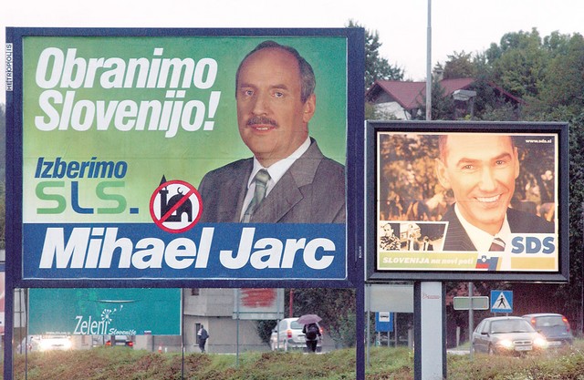 Mihael Jarc, borec proti džamiji in kandidat stranke SLS na volitvah