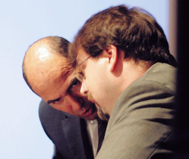 Janez Janša in Mićo Mrkaić, predsednik strateškega sveta za gospodarstvo