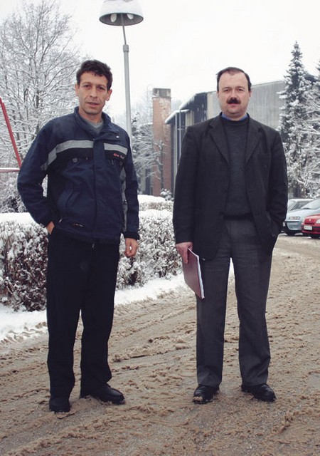 Zoran Grm - predstavnik Romov in Nikolaj Padevski - predstavnik staršev.