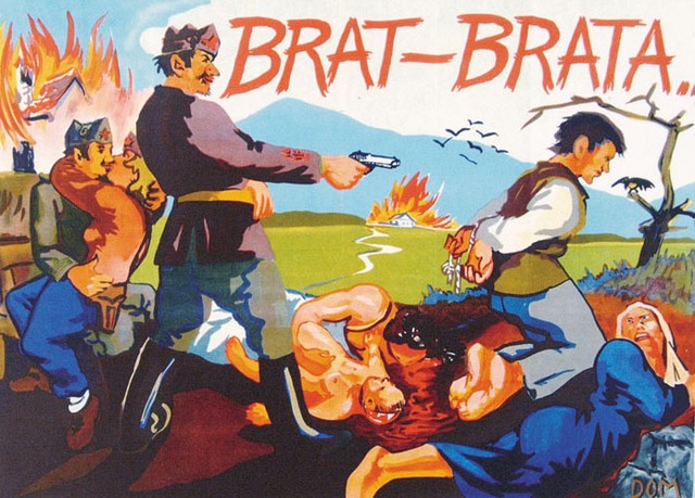Antipartizanski propagandni plakat