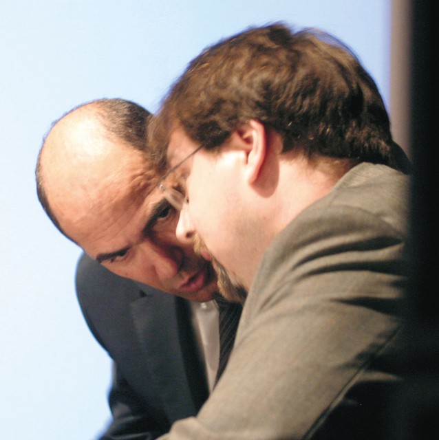 Janez Janša in Mićo Mrkaić