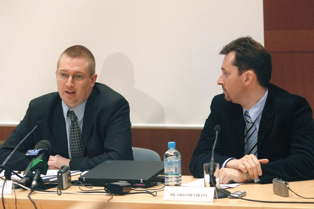 Gorazd Perenič in Gregor Virant
