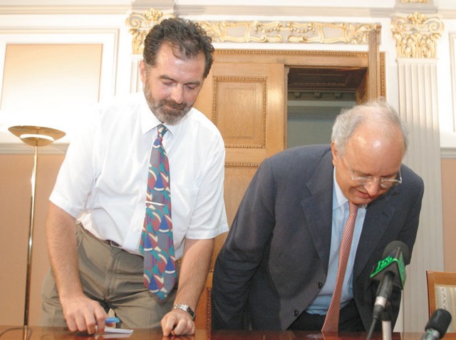 Bogomir Špiletič in Andrej Bajuk