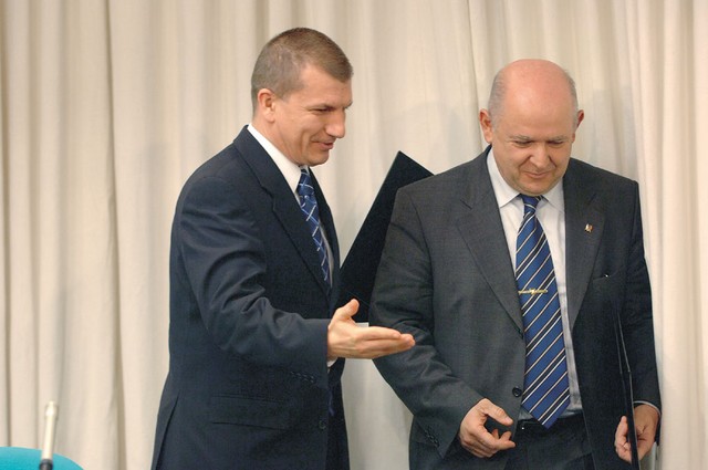 Minister Dragutin Mate in Bojan Potočnik, v.d. generalnega direktorja policije