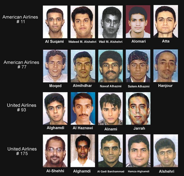 Napadalci 11. 9. 2001