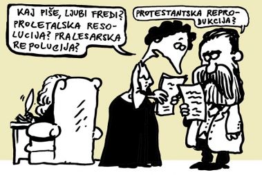 [04] Znanstvo mutira v prijateljstvo in maratonske, epske debate, tako da Engels kmalu postane eden izmed dveh, ki znata brati Marxov povsem neberljivi rokopis - druga je Jenny.