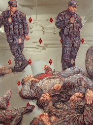 Aleksij Kobal: Rajska vrata, 1999, mešana tehnika, 202x152cm