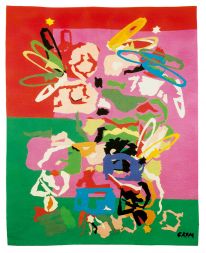 Ameriški domorodci, 1984, volnena tapiserija (ZDA 1957)