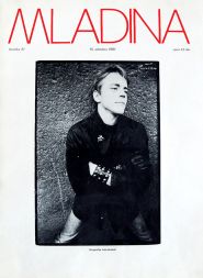 Naslovnica Mladine, št.41, Ljubljana, 15.oktober, 1981 (fotografija Ivo Posavec, na fotografiji Mirko Ilić)