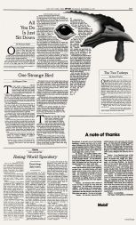 Sedi, to je vse kar lahko storiš, The New York Times Op-Ed, 26. november, 1992 