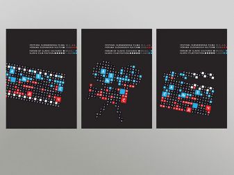 Celostna grafična podoba Festivala slovanskega filma (2008): specifične slovanske črke sta postavila v filmski kontekst ter zanje dobila Red Dot Design Award na področju komuniciranja in zlato medaljo na mednarodnem oblikovalskem tekmovanju na Tajvanu.