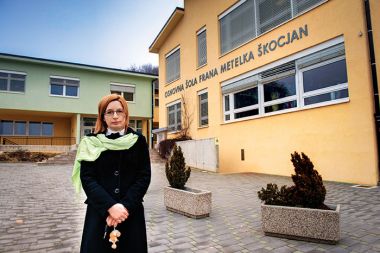 Irena Čengija Peterlin, ravnateljica Osnovne šole Frana Metelka Škocjan