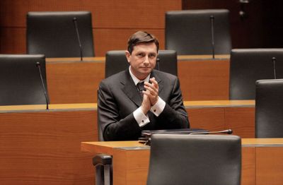 Borut Pahor ob izvolitvi za predsednika vlade leta 2008