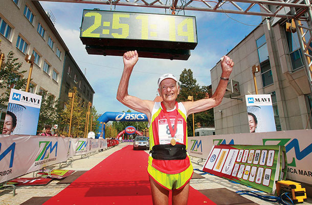 80-LETNI MARATONEC POLDE DOLENC, 2. EKO MARATON, MB | MARKO PIGAC