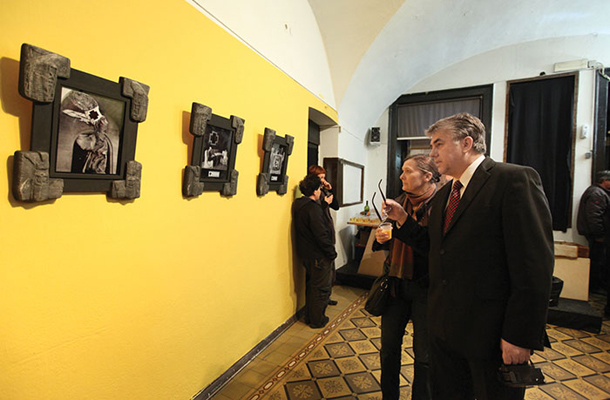 Odprtje razstave del iz zbirke NSK Folk Art skupine IRWIN in NSKSTATE.COM, Galerija Škuc, Ljubljana | Borut Krajnc
