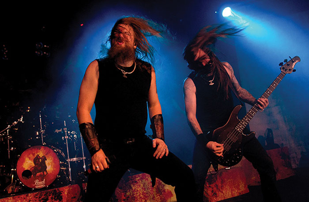 Švedski metalski vikingi Amon Amarth, Cvetličarna, Ljubljana | Miro Majcen